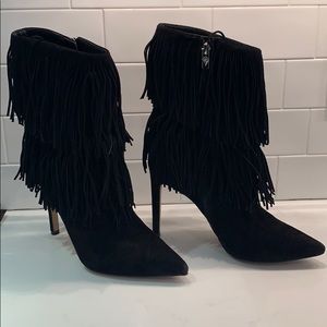 Sam Edelman black suede boots